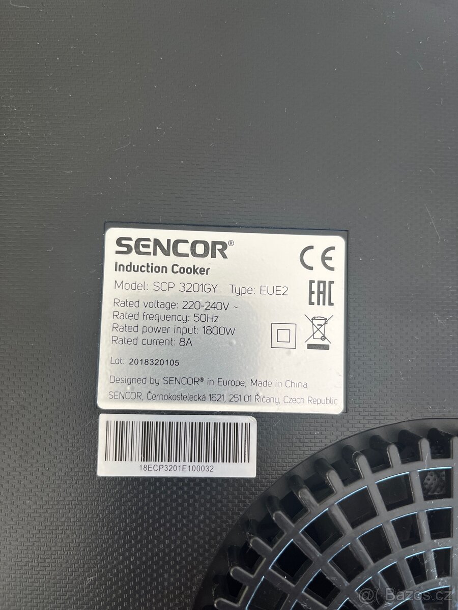 Indukční vařič Sencor - 3