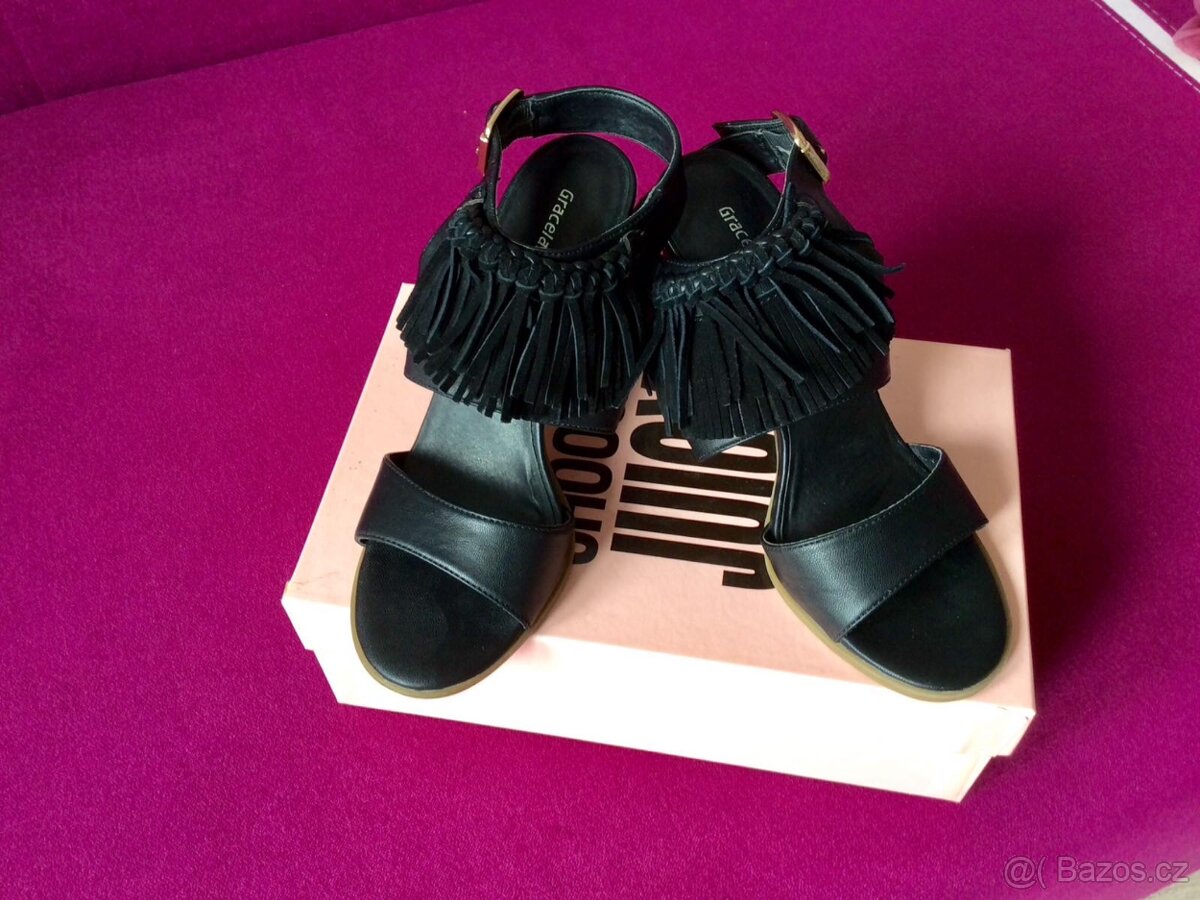 Dámské nové sandály, vel.38. - 3