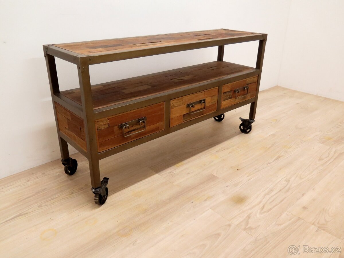 TV stolek v industriální stylu - 3