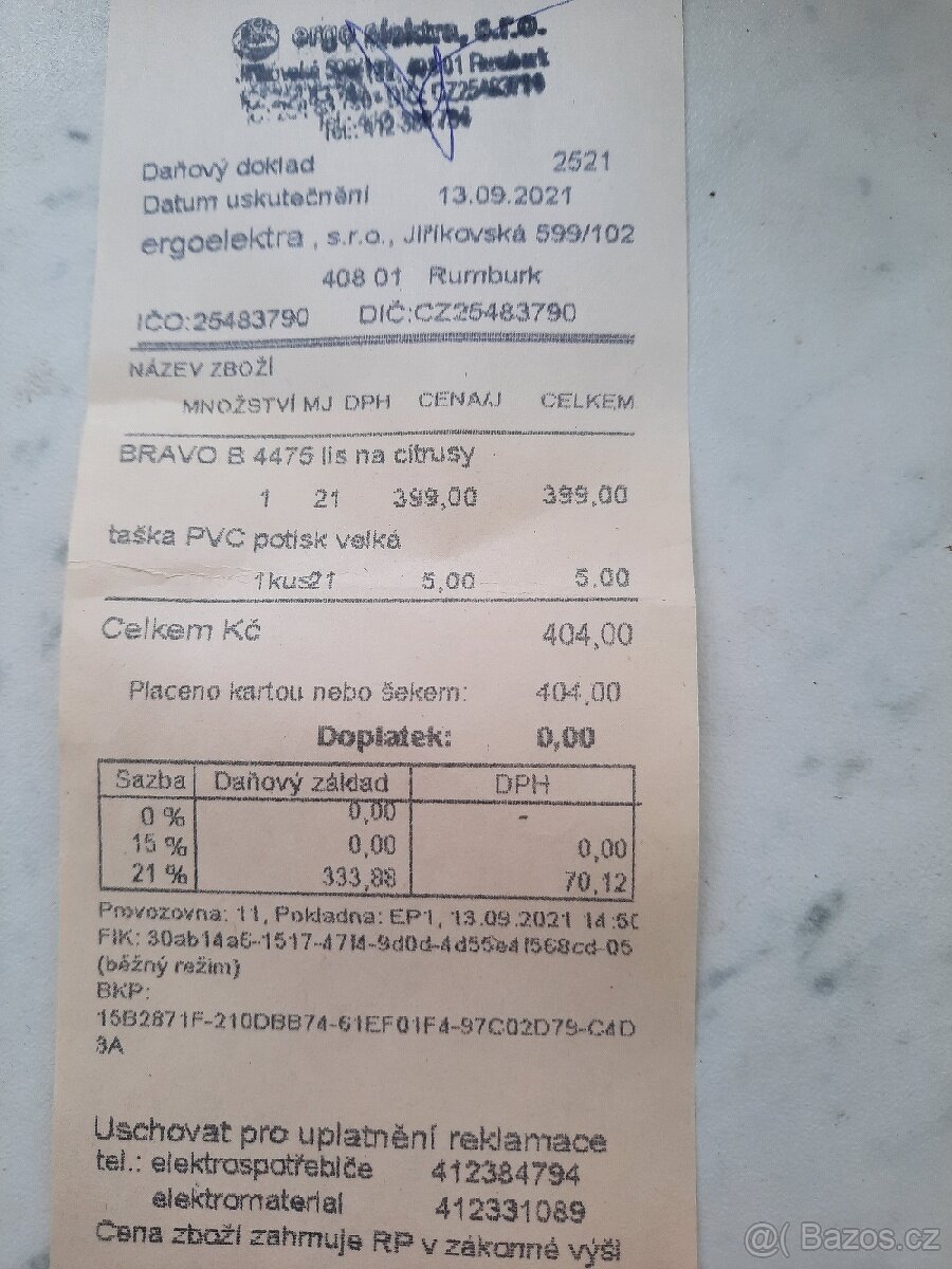 Citrusovy odšťavňovač - 3