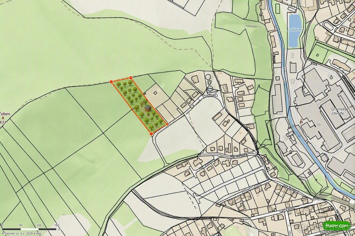 Prodej tří pozemku 8 225m2, Vráž u Berouna - 3