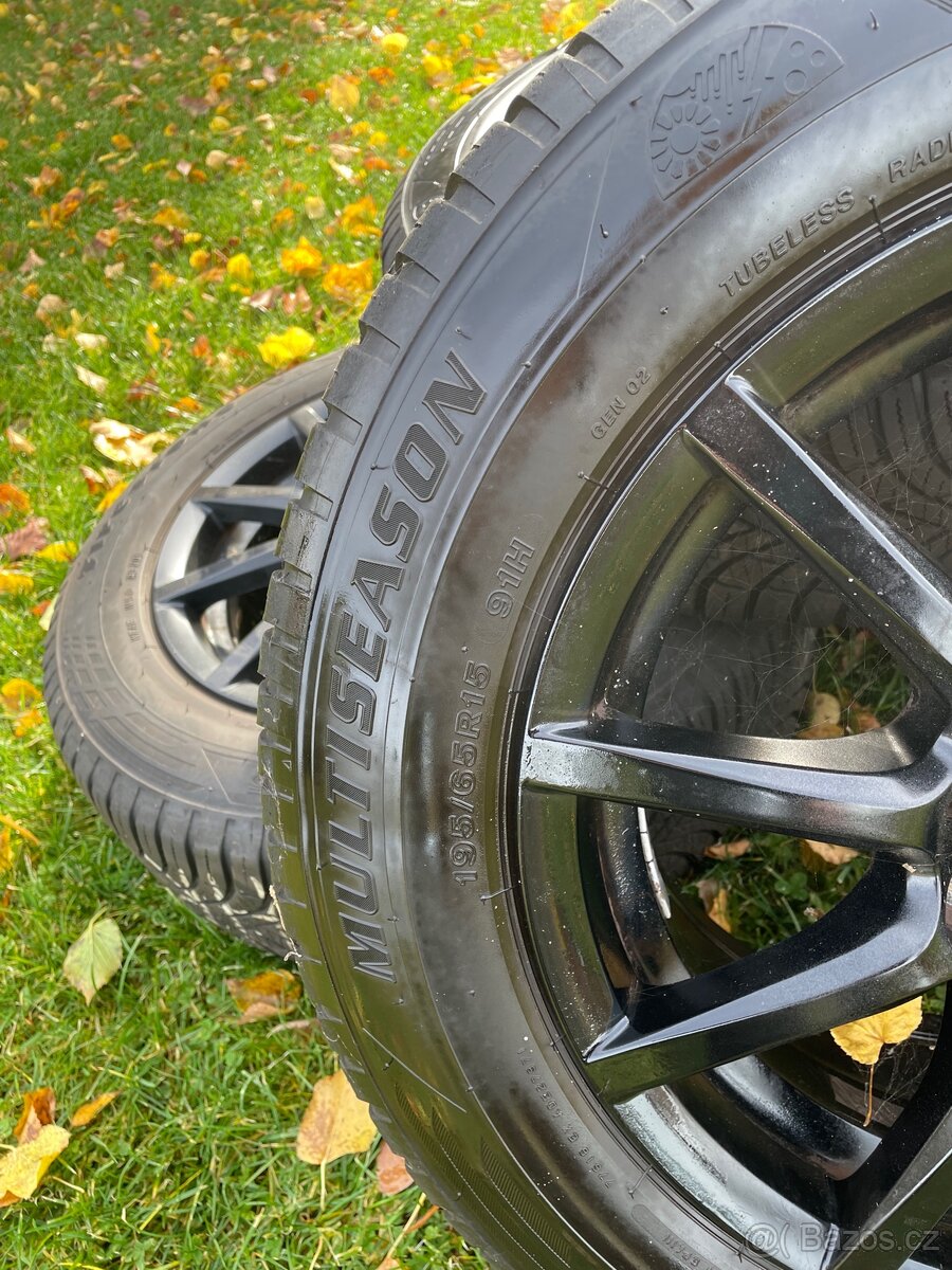 Prodám - Sadu zimních Alu kol 5x114,3mm, ET45, R15 - 3