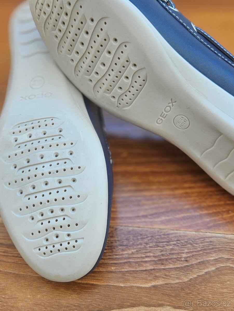 NOVÉ kožené mokasíny GEOX vel. 36,5 - 3