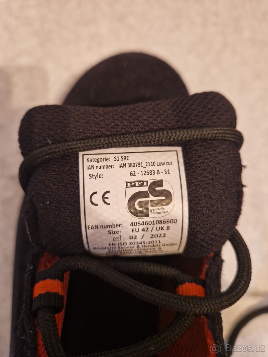 Prodám pánskou koženou bezpečnostní obuv PARKSIDE- nové. - 3