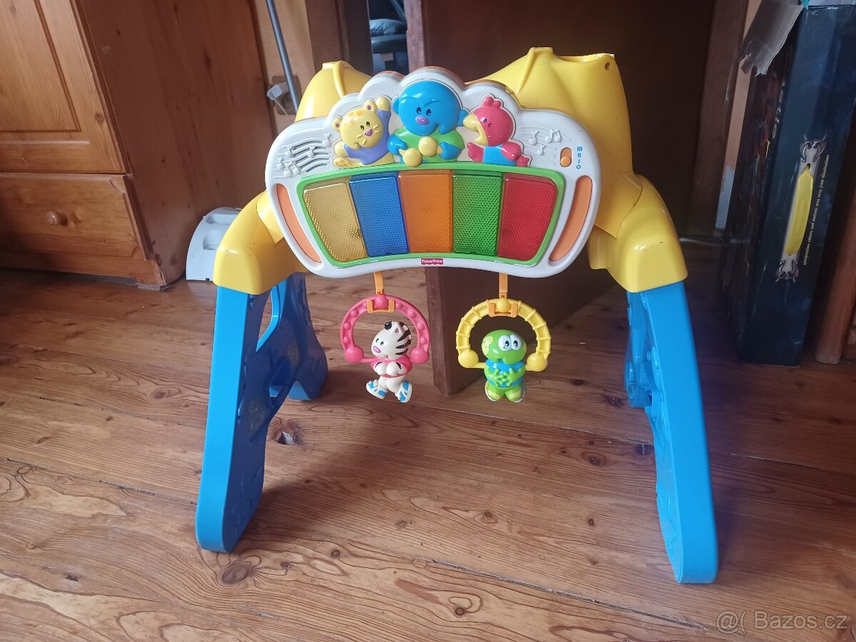 Houpací koník+hrazdička, dvě hračky v jedné - 3