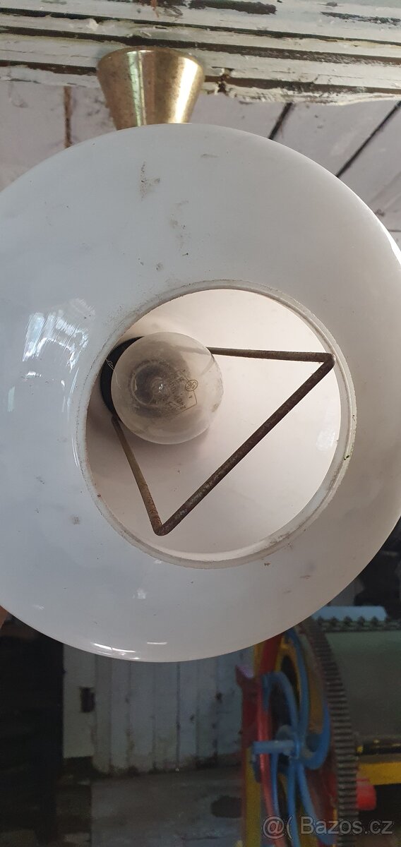 Starý stahovací závěsný lustr - 3