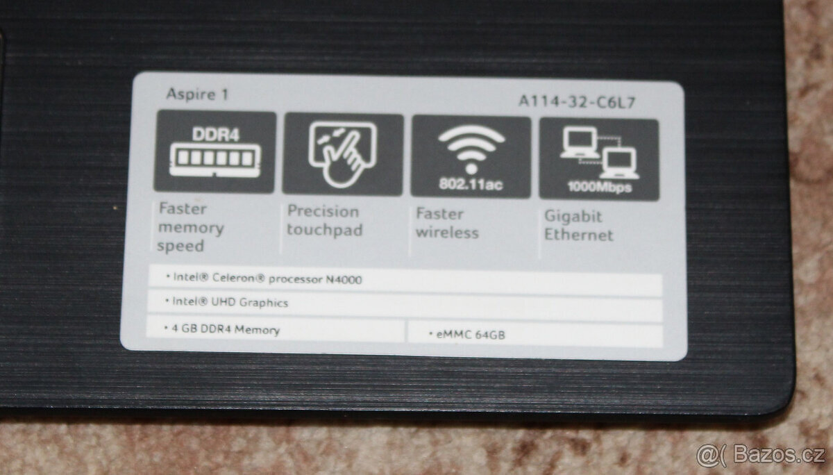 Notebook Acer Aspire 1 (A114-32-C6L7), Windows 11 - 3