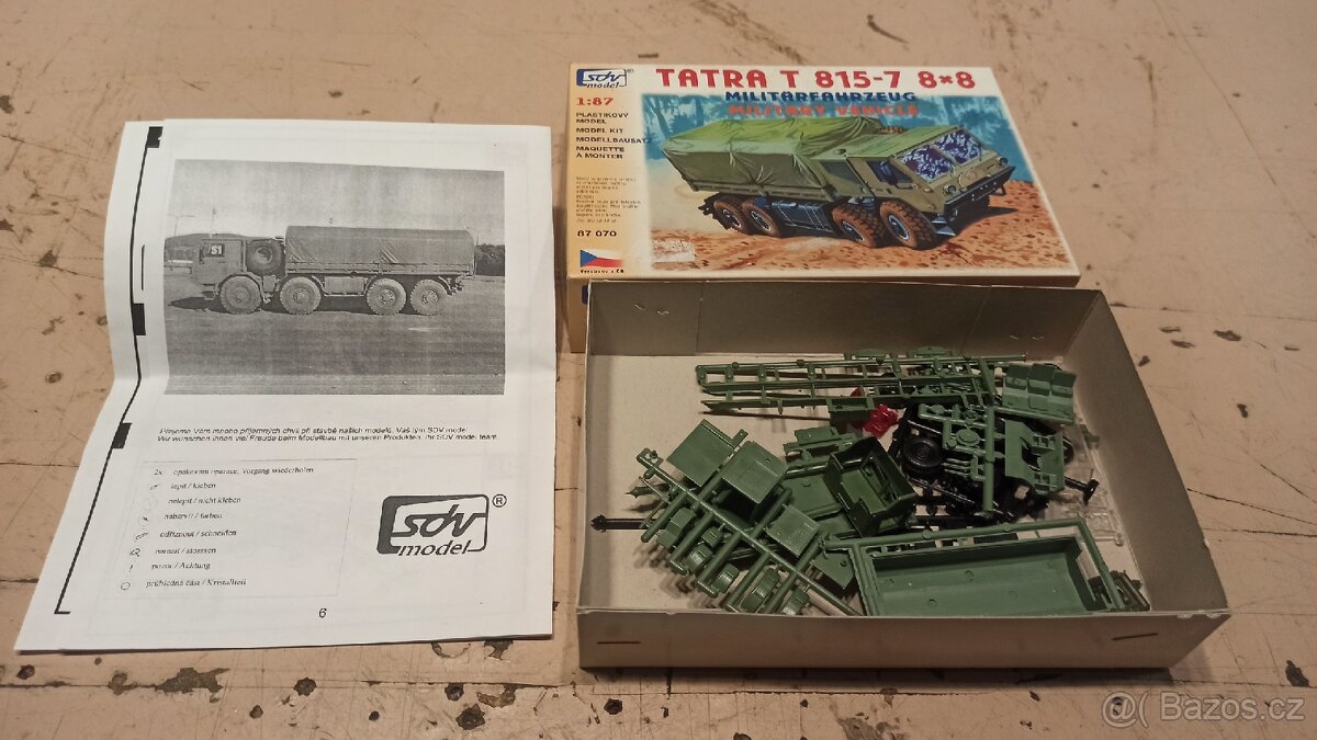 Plastikové modely TATRA 813 815 - 3