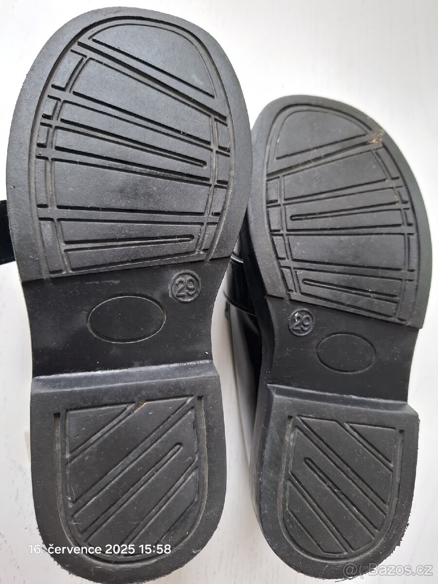 Dětské lodičky boty lakovky - 3