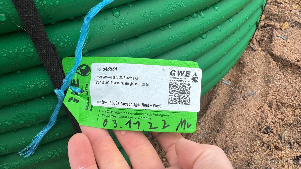 Plastové potrubí, polyetylen, Pe100 RC 200m - 3