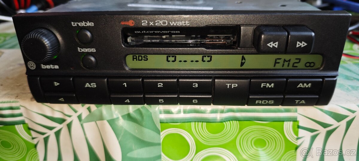 Originální autorádio VW BETA 4 zelený - 3