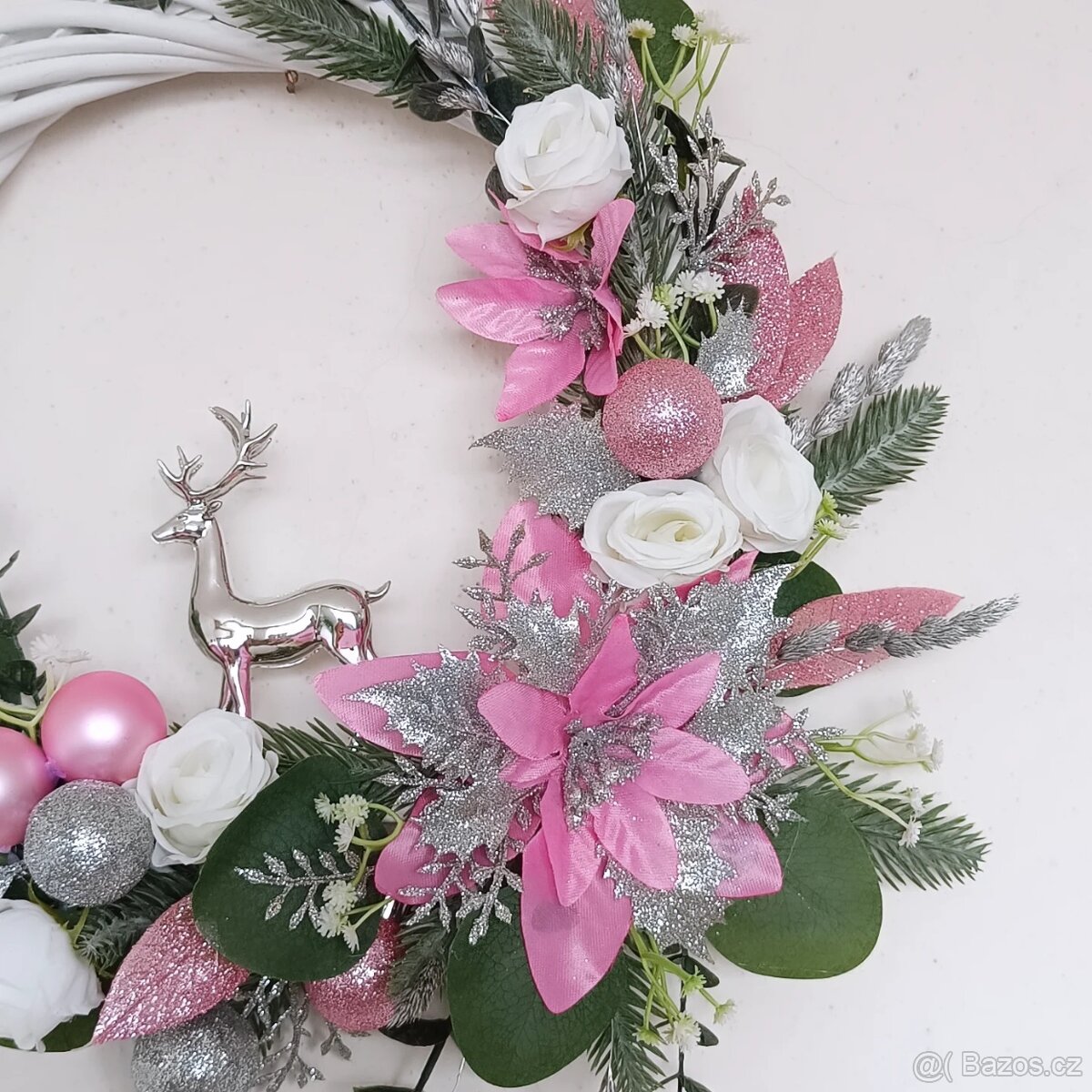 Vánoční zimní věnec - 3