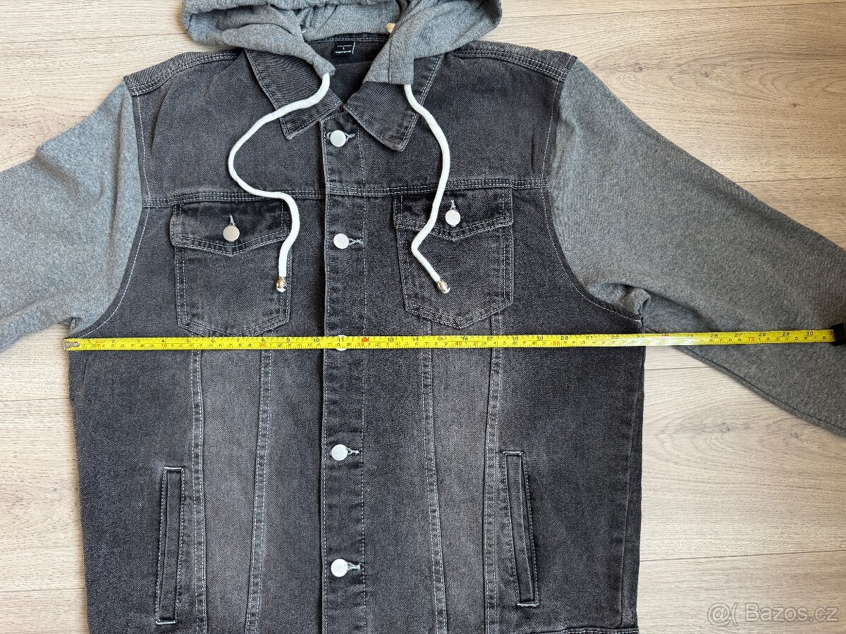 Riflová bunda/mikina vel.L - 3