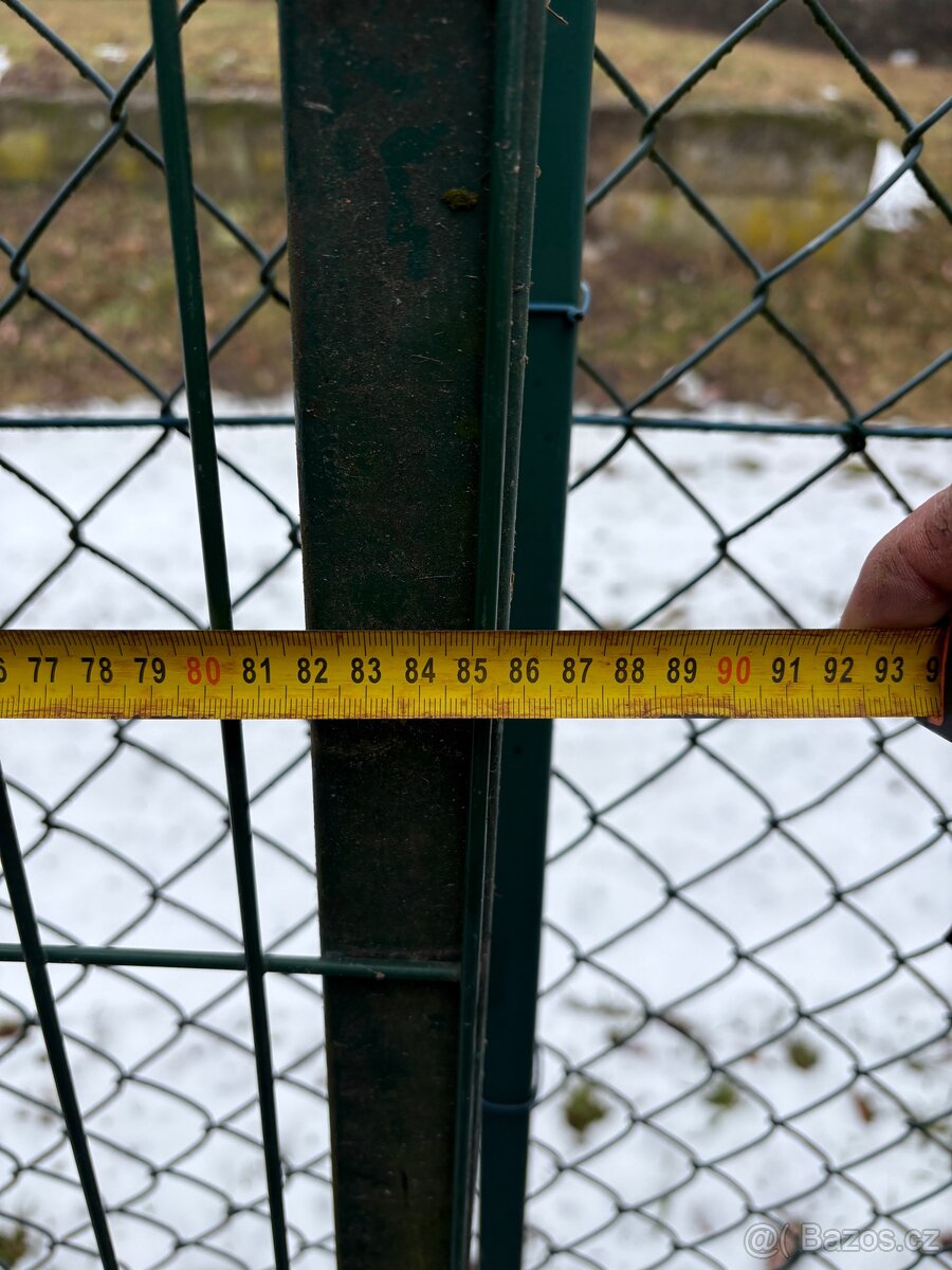 Zahradní kovová branka 3D - 3