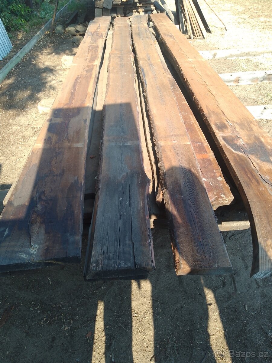 Modřínové fošny - přírodně vysušené - 3