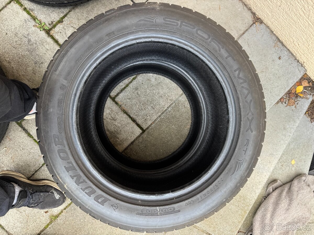 Dvě letní pneu 225/50/16 Dunlop - 3