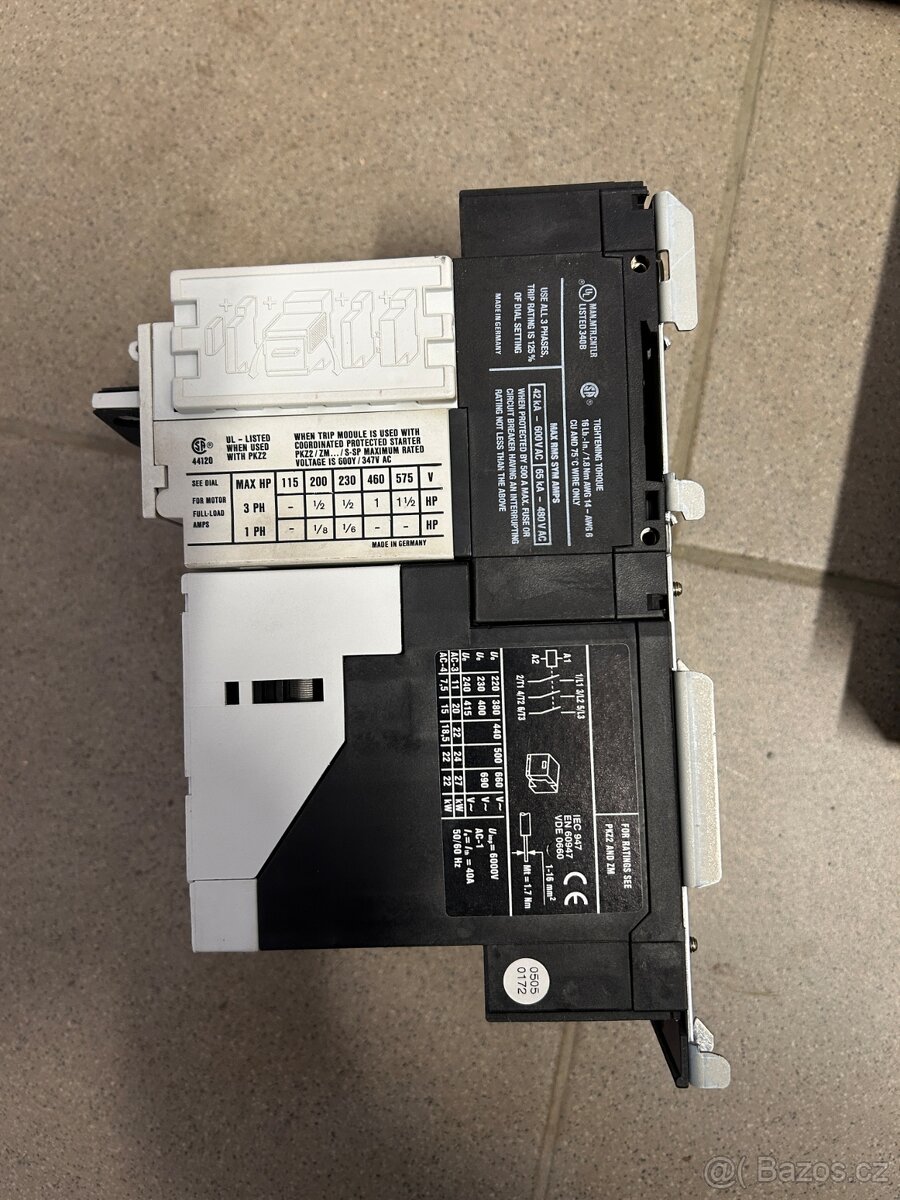 Motorový spouštěč/ochranný jistič - 3