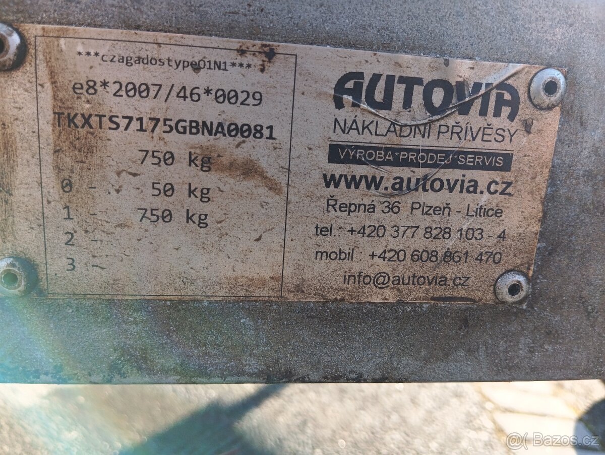 Přívěsný vozík za auto - 3