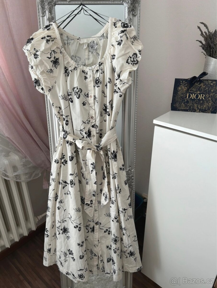 Letní šaty, velikost M, značka H&M - 3