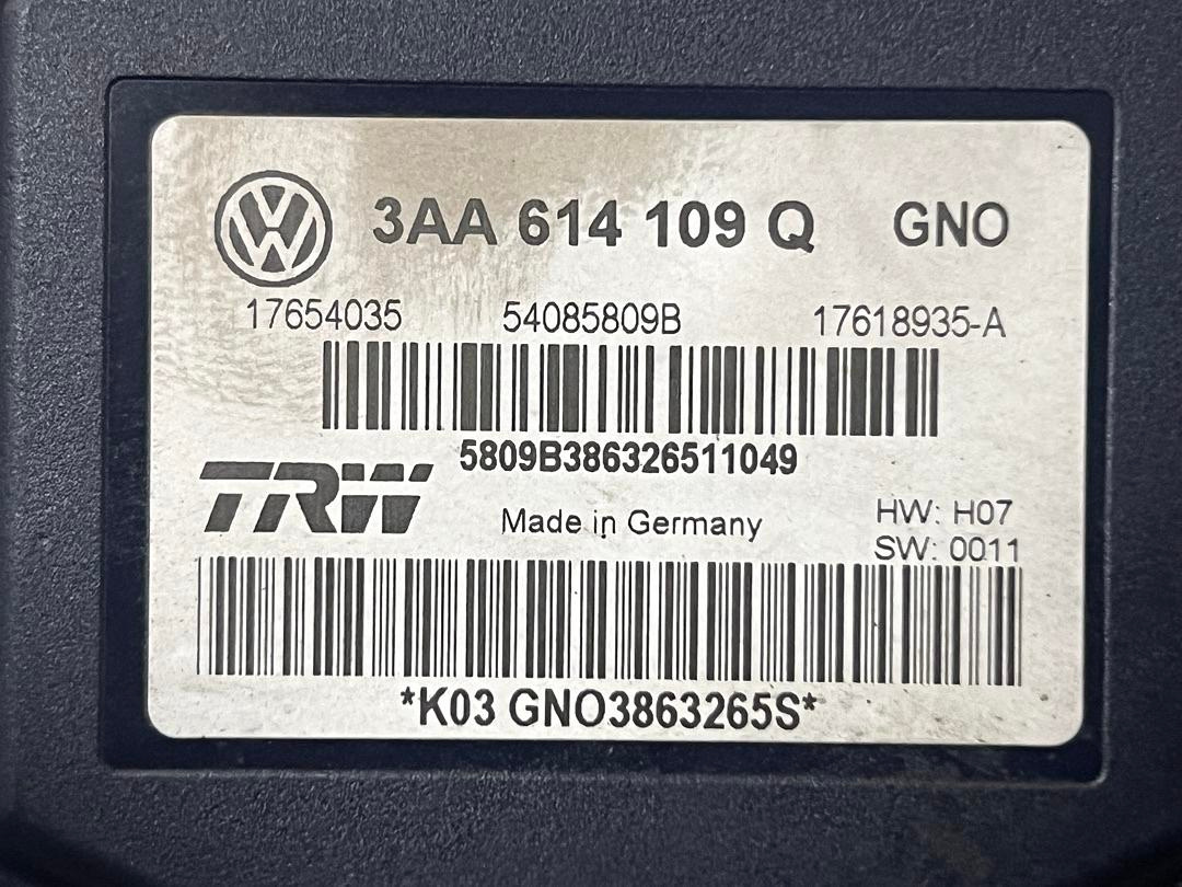 Řídící jednotka ABS 3AA614109Q VW Passat B7 r.v. 2011 - 3