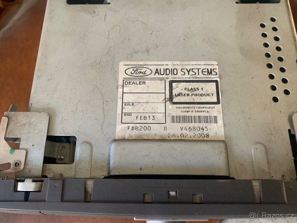 FORD Originál Autorádio včetně kodu - 3
