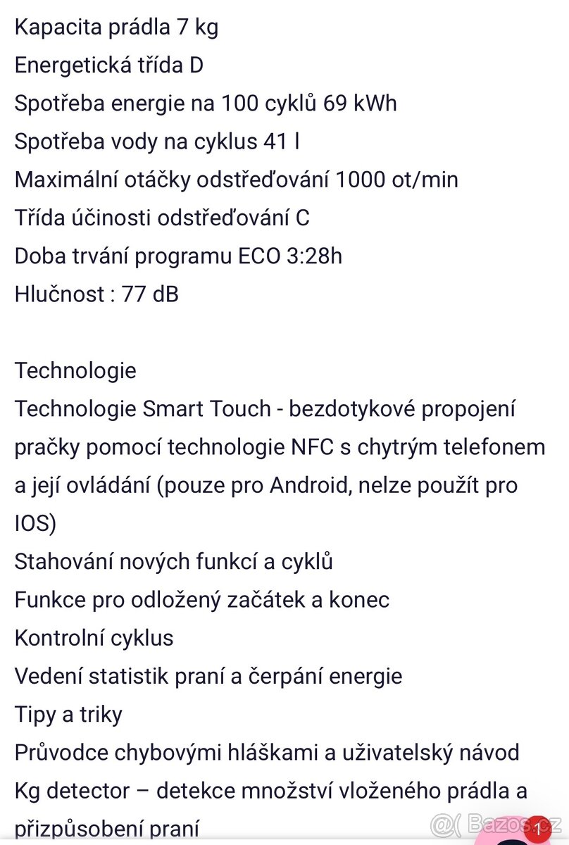 Lednice Beko , Pračka Candy - 3