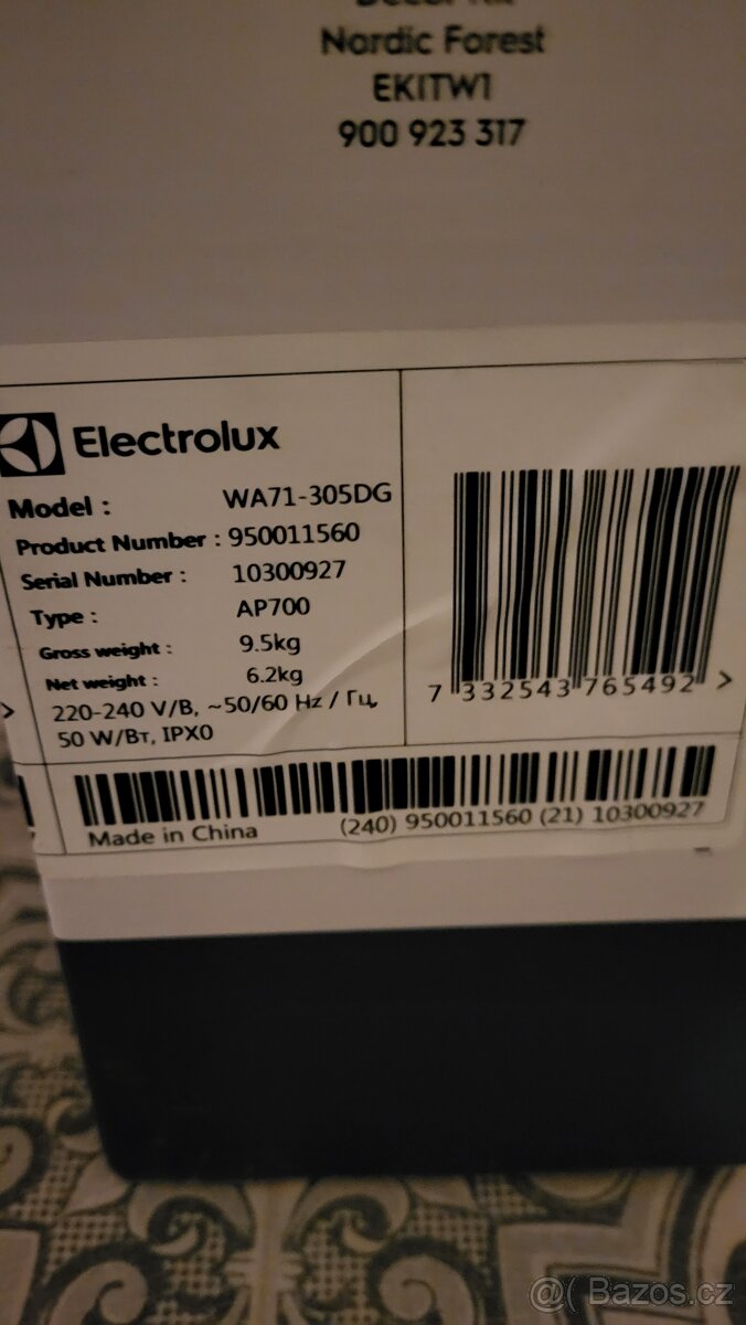 Čistička vzduchu Electrolux, nová cena - 3