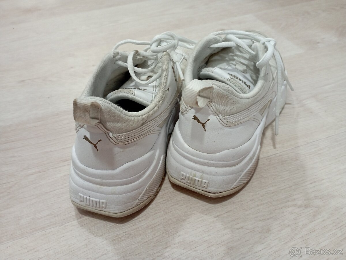 Dívčí tenisky PUMA, bílé, vel. 37 - 3