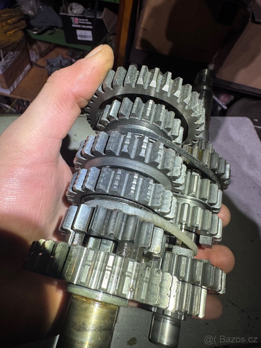 Yamaha dt 125 převodovka - 3