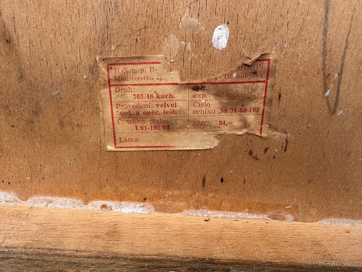 Židle TON – ikonický český design, bukové dřevo - 3