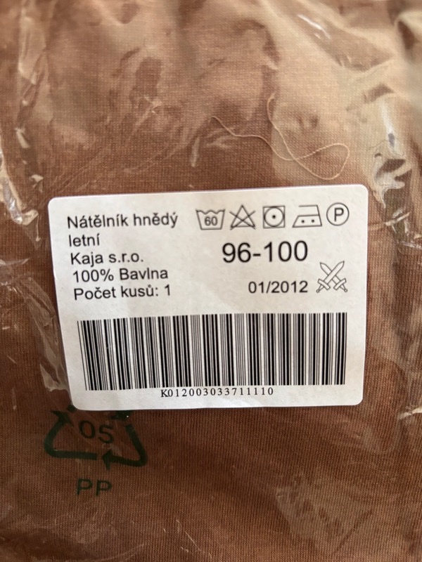 2 triko AČR hnědé nátělník krátký rukáv 96-100 - 3