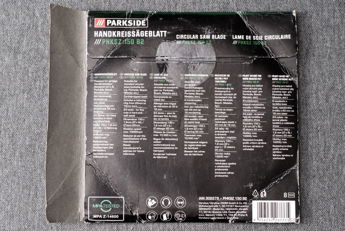 Pilový kotouč 150mm / 20mm / 1,6mm / 24 zubů NOVÝ - 3