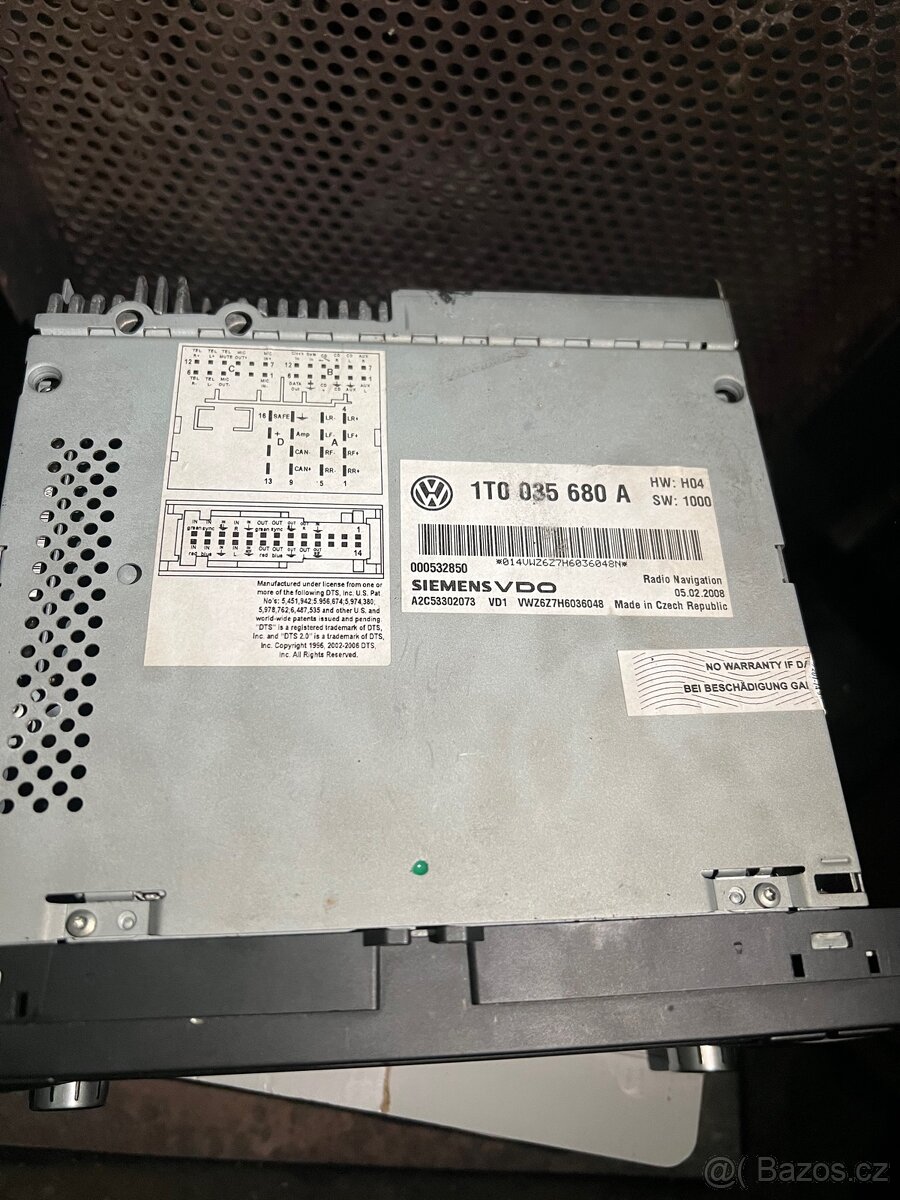 RNS 510 Originál rádio - 3