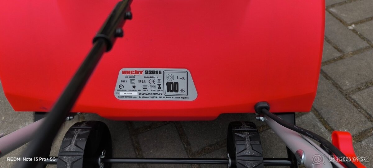 Elektrická sněhová fréza - HECHT 9201 E - 3