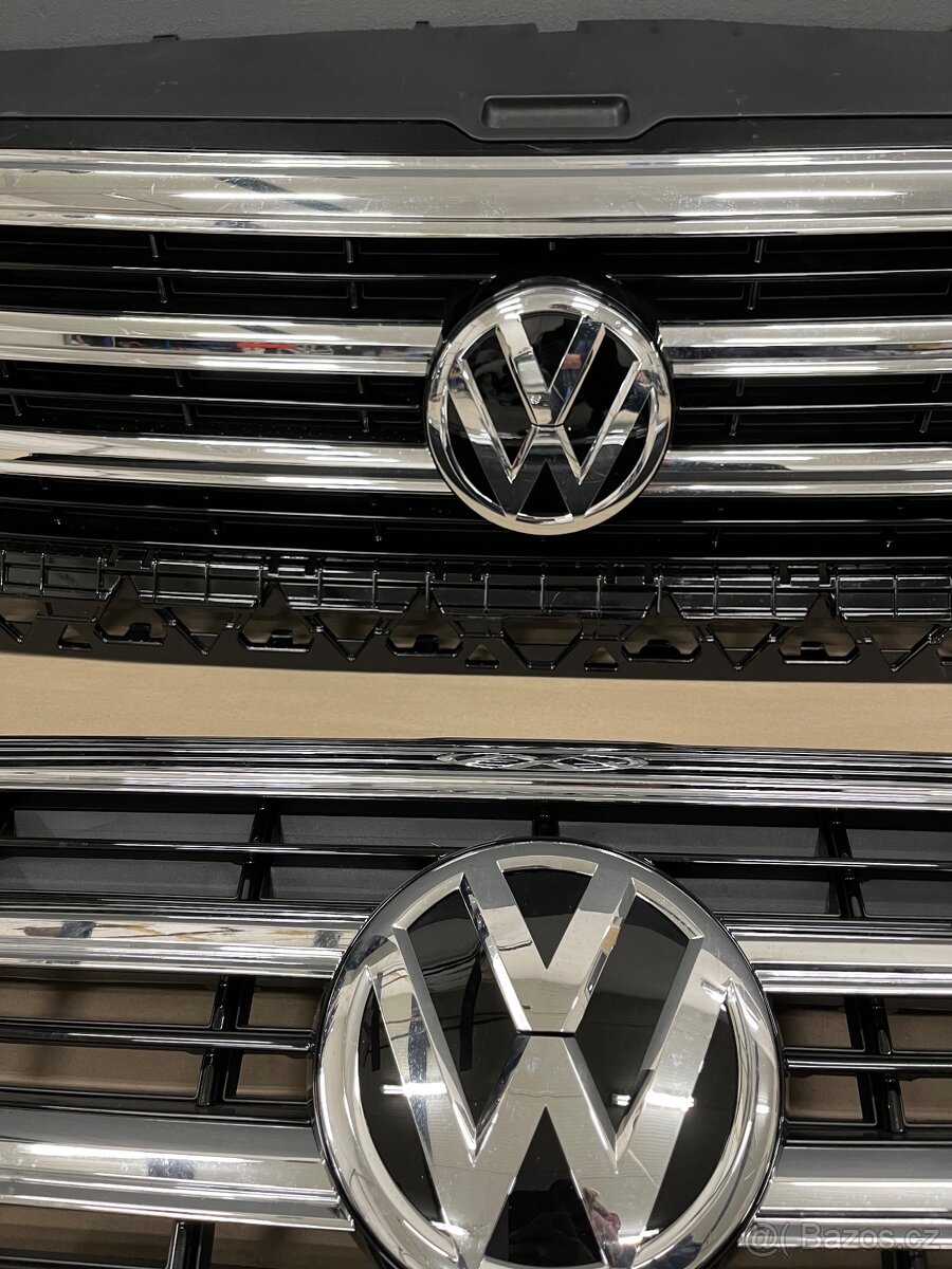 Maska Grill Vw Crafter od 2017- Lakovaná + chrom Original - 3