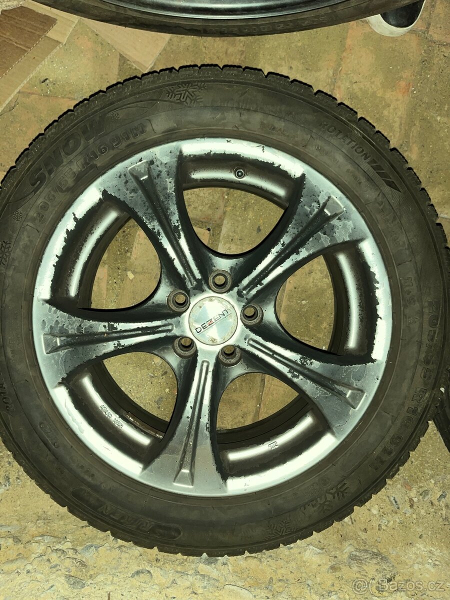 Alu kola DEZENT s prémiovými zimními pneu - 3