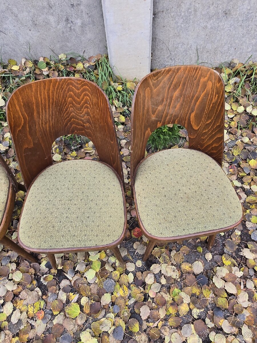 Staré židle TON Oswald Haerdtl zachovalé levně - 3