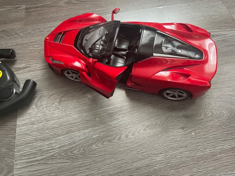 Dětské auto Ferrari na dálkové ovládání+formule a puzzle - 3