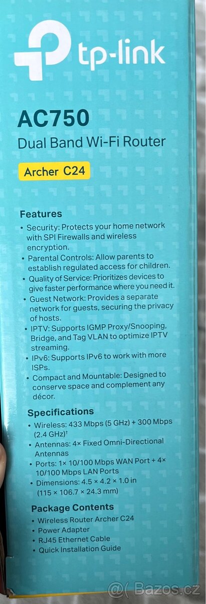 Wi-Fi router TP-Link Archer C24 - 3