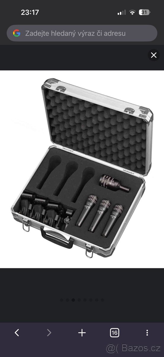 Audix DP4 sada mikrofonů pro bicí - 3