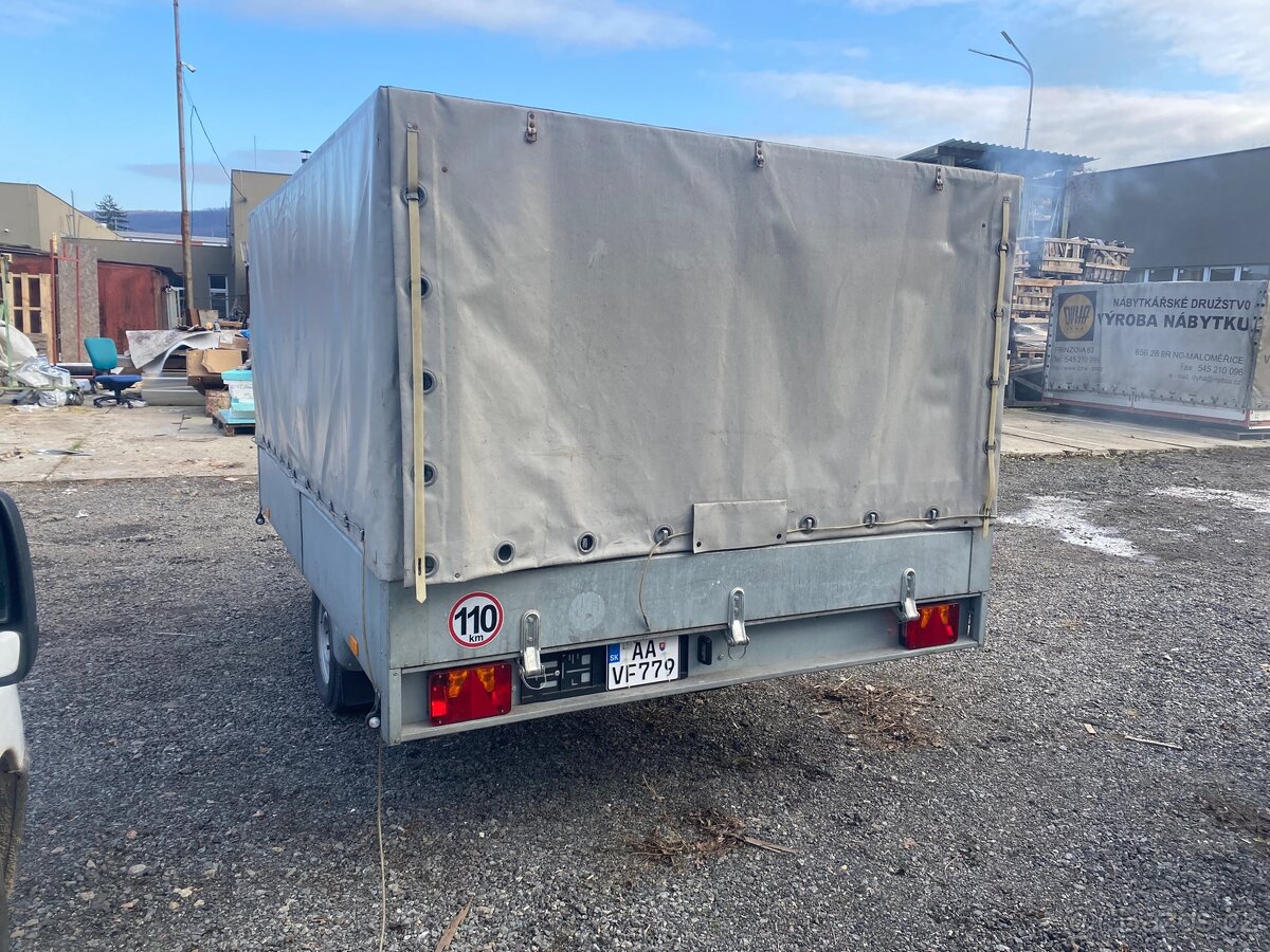 Přívěs brzděny vozík Plato 1300 kg - 3