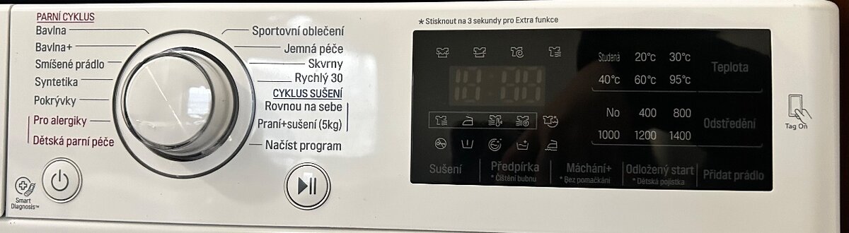 Pračka LG F94J6VG0W - 3