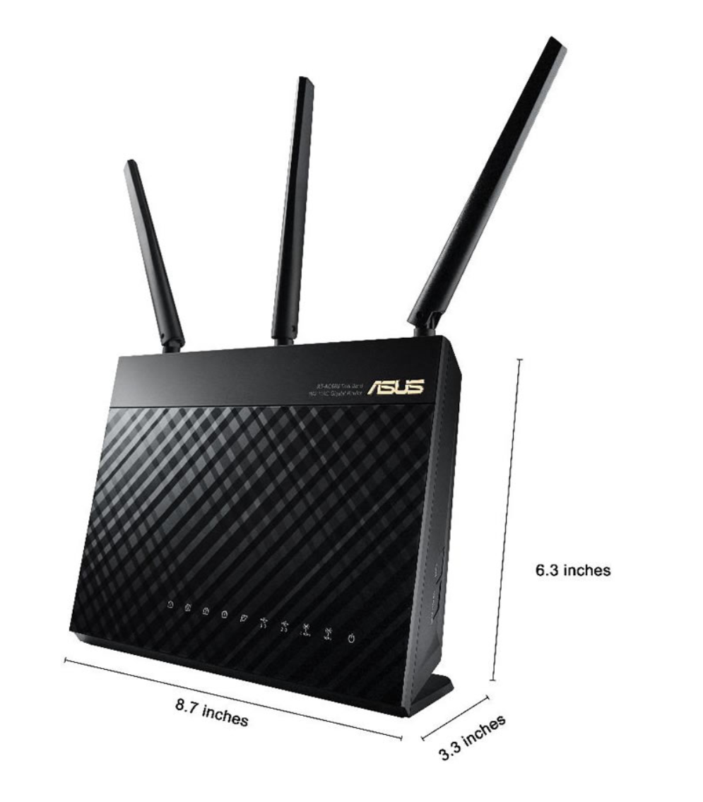 Kvalitní 2.4 a 5 GHz wi-fi router Asus RT-AC68U - 3