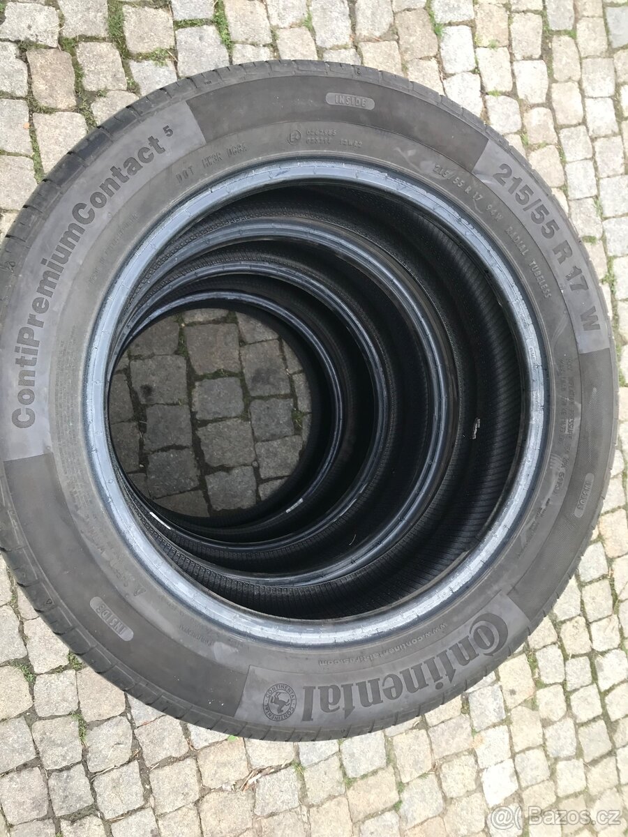 215/55 R17 continentla sada letních pneu - 3