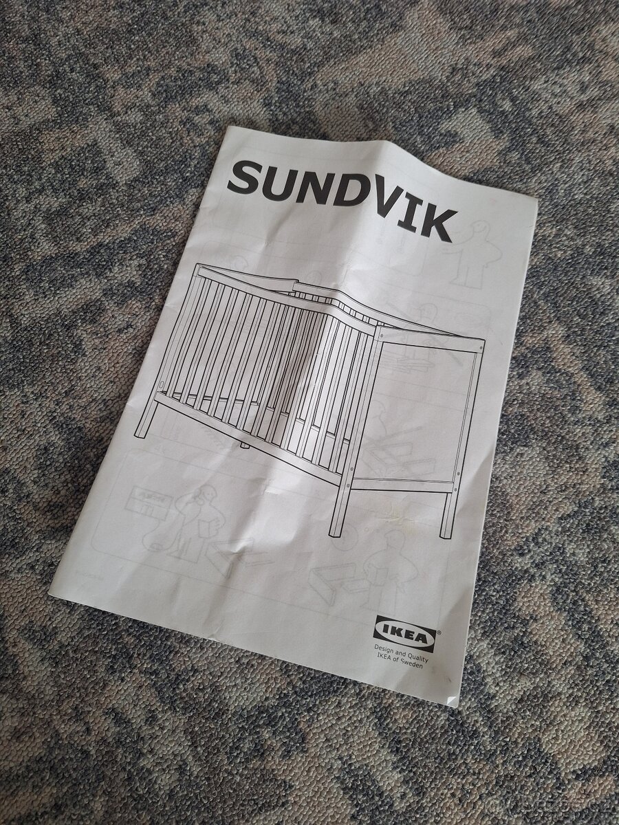 Dětská postýlka Sundvik 60x120 - 3