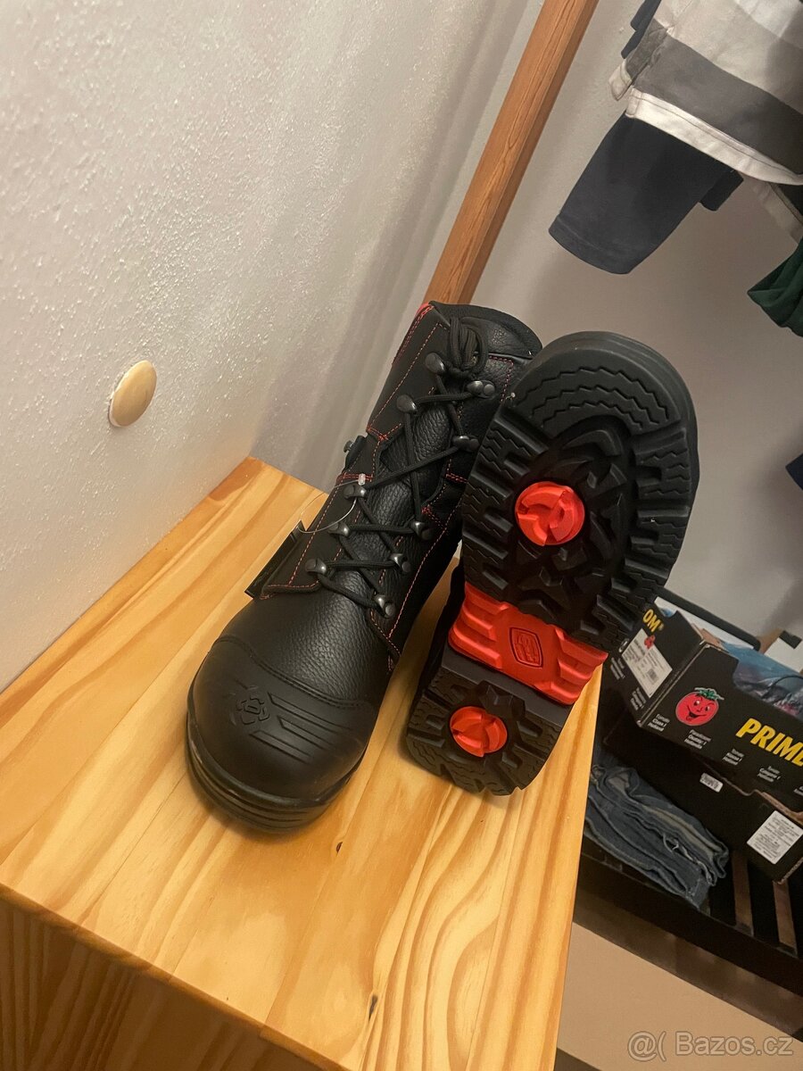 Těžařské neprořezné boty - 3