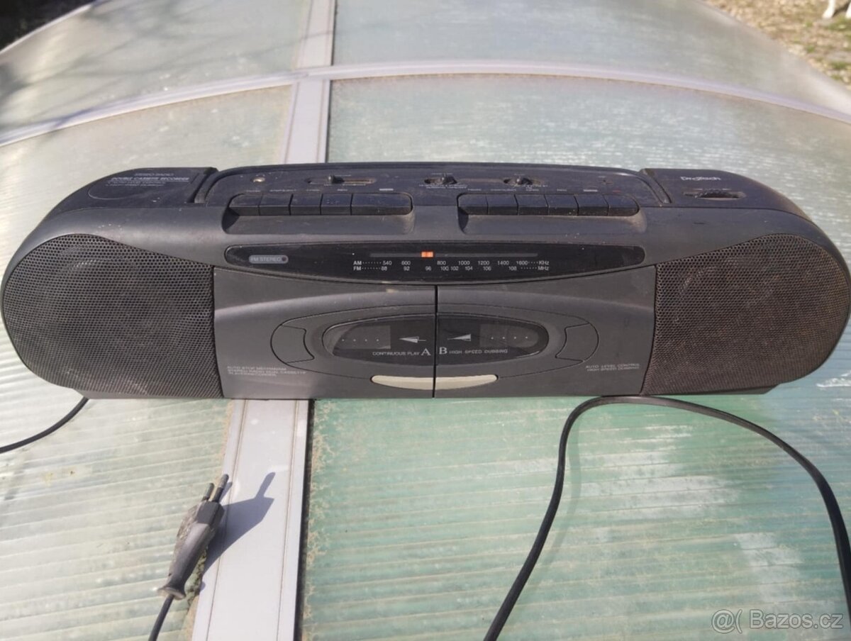 Retro radiomagnetofon (boombox) – dvojče - 3