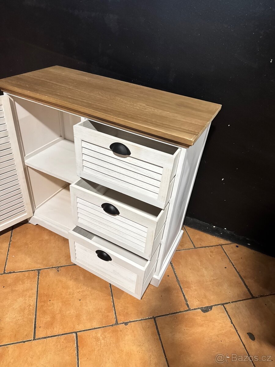 NOVÁ Krásná bílá komoda Provence - 3