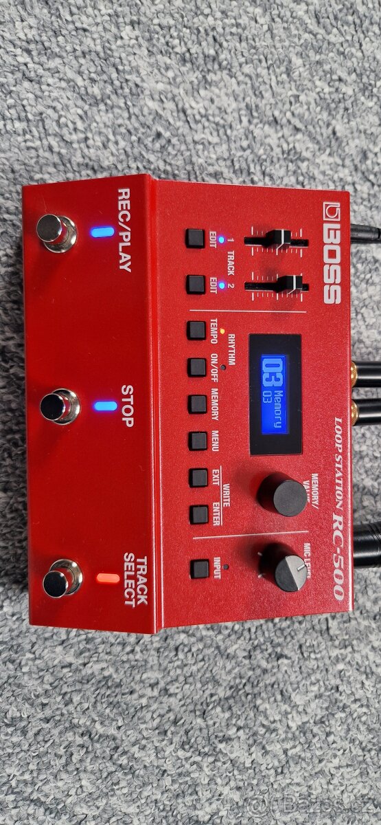 Loopstation BOSS RC-500 s AC adaptérem - 3