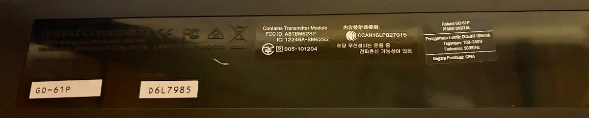 Roland GO:PIANO - 3